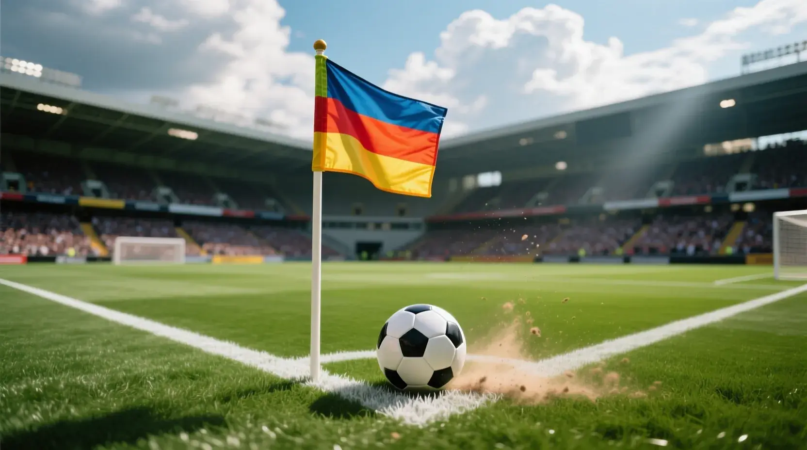 Mercado de cantos no futebol - análise de corners para apostas desportivas